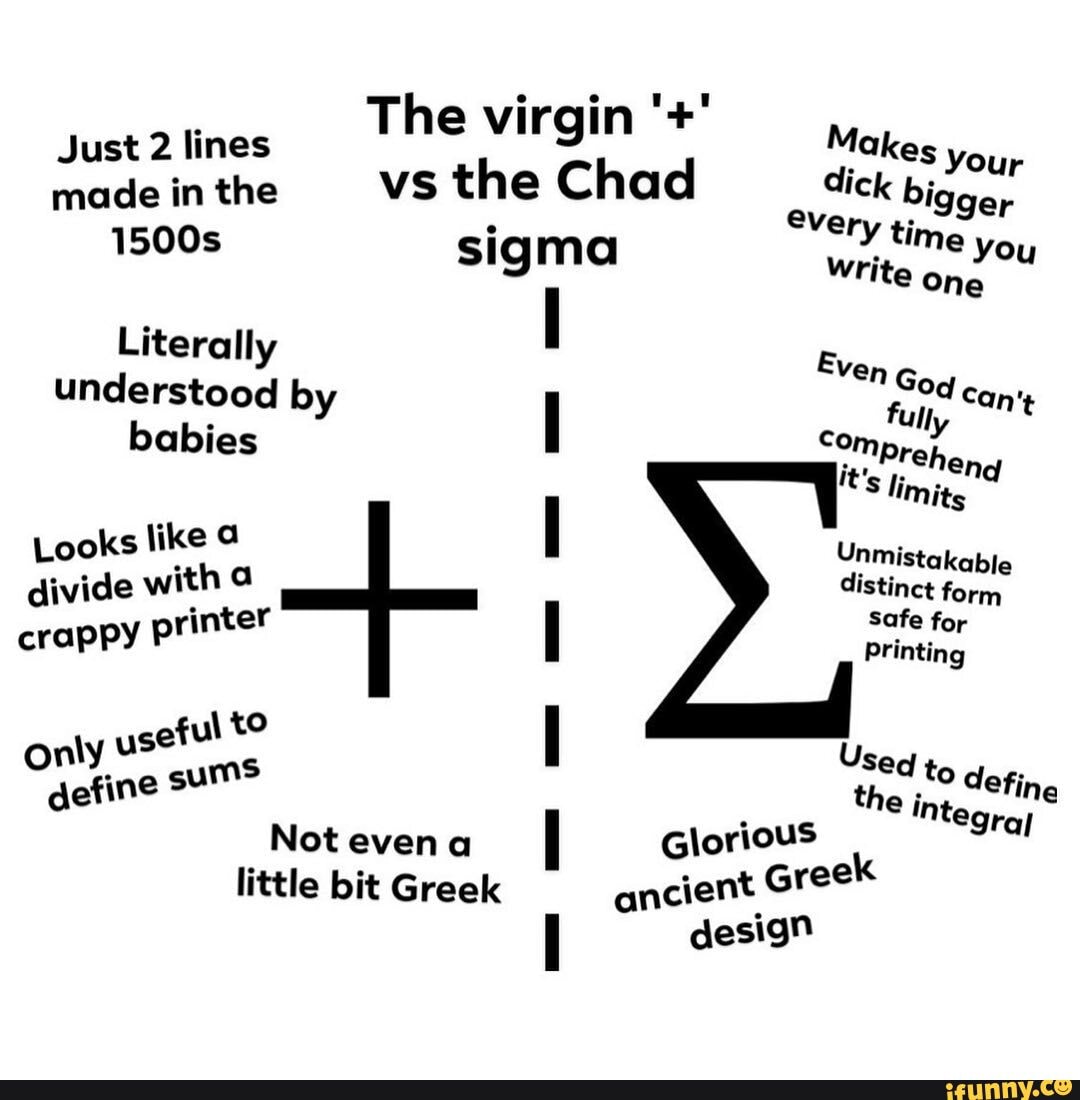 The Virgin Your I Ick Bigge Just Vs The Chad Ery Sigma Write Ong 15 L  the-virgin-your-i-ick-bigge-just-vs-the-chad-ery-sigma-write-ong-15-l