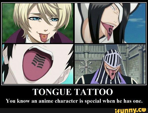 Tongue Tattoo Yuu Knuw An Anime Character Is Special When He Has One