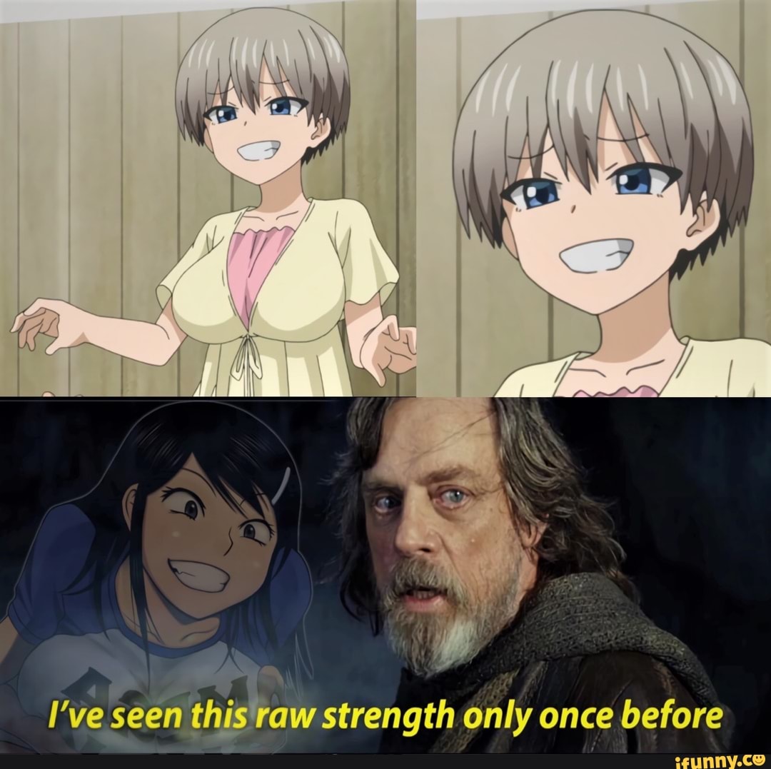 I've seen this raw strength only once before
