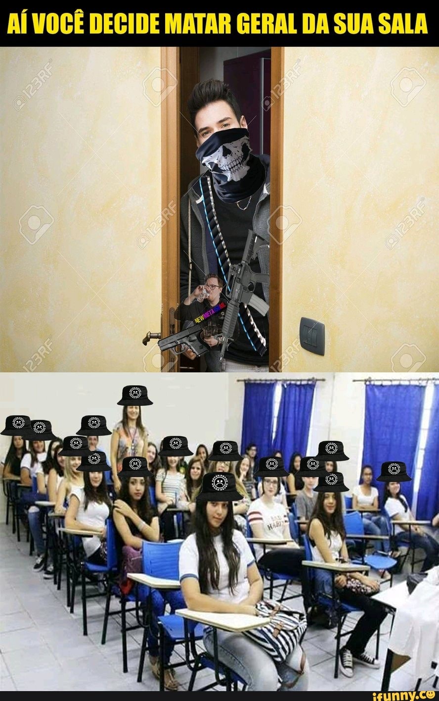 AÍ VOCÊ DECIDE MATAR GERAL DA SUA SALA