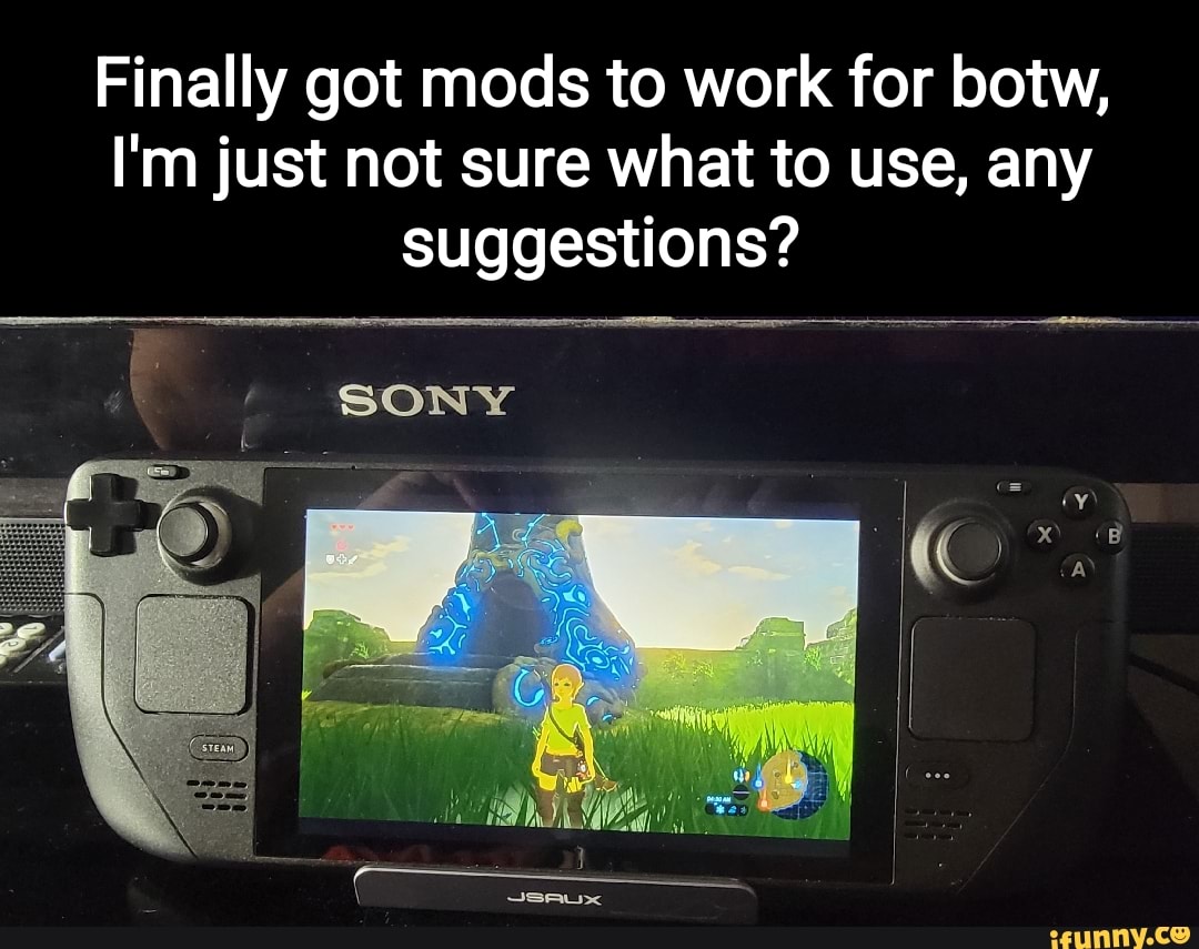 Finally got mods to work for botw, I'm just not sure what to use, any
