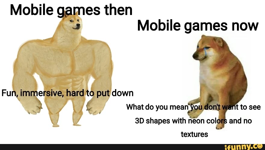 Mobile Games Then Vs Now 