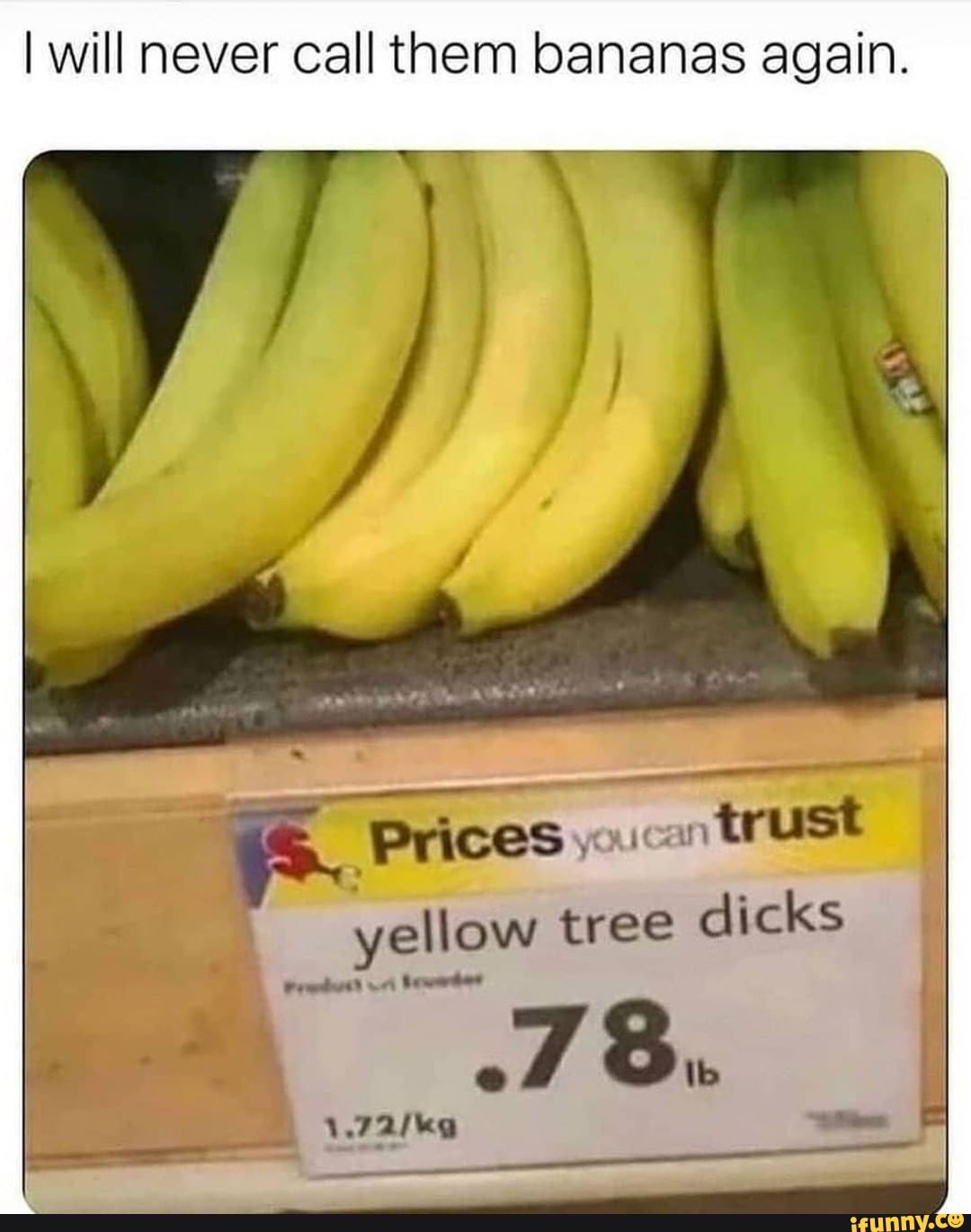 I will never call them bananas again.
yellow tree dicks