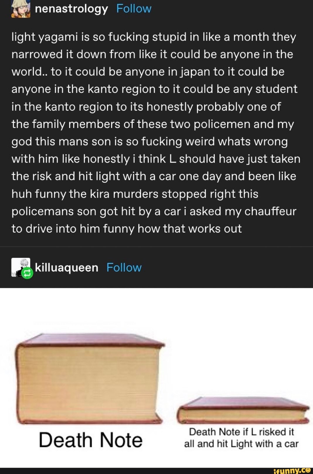 Lights kind of dumb for not using the death note to control people to  create an army. he could've easily beat near that way : r/deathnote