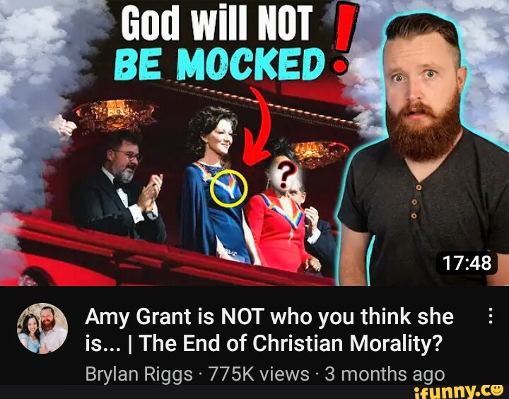 God Will NOT BE MOCKED 0 Amy Grant Is NOT Who You Think She Is I God will not be mocked 0 amy grant is not who you think she is i