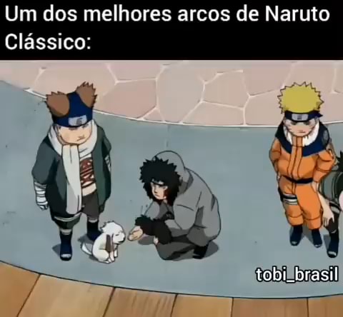 Naruto Clássico e seus arcos.