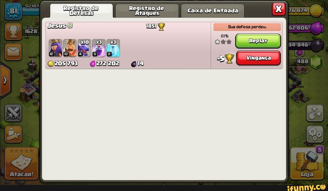 Eptes as: as:
Jesus
205 753
272 202
Registro de
Ataques
Caixa de Entrada
Replay
vingança