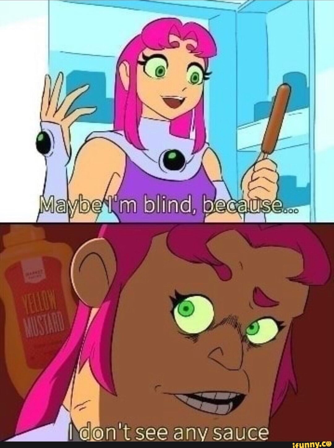 GUISKS blind; see any Sauce