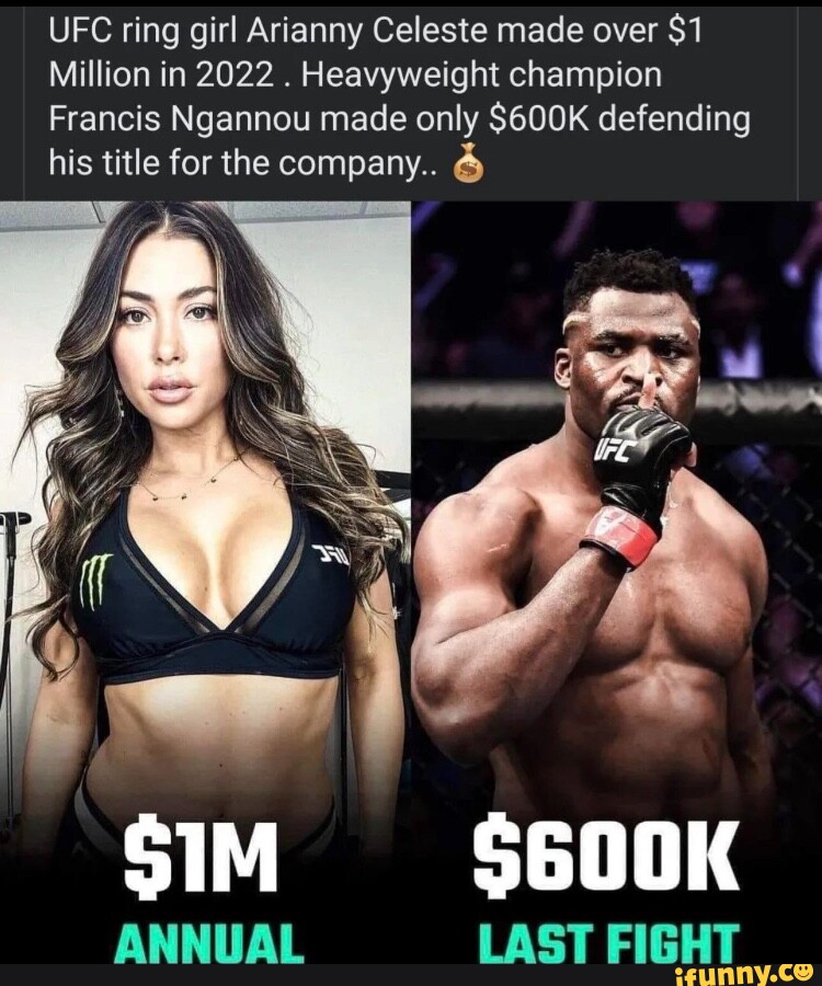 Ufc Ring Girl Arianny Celeste Made Over 1 Million In 2022 Heavyweight Champion Francis 