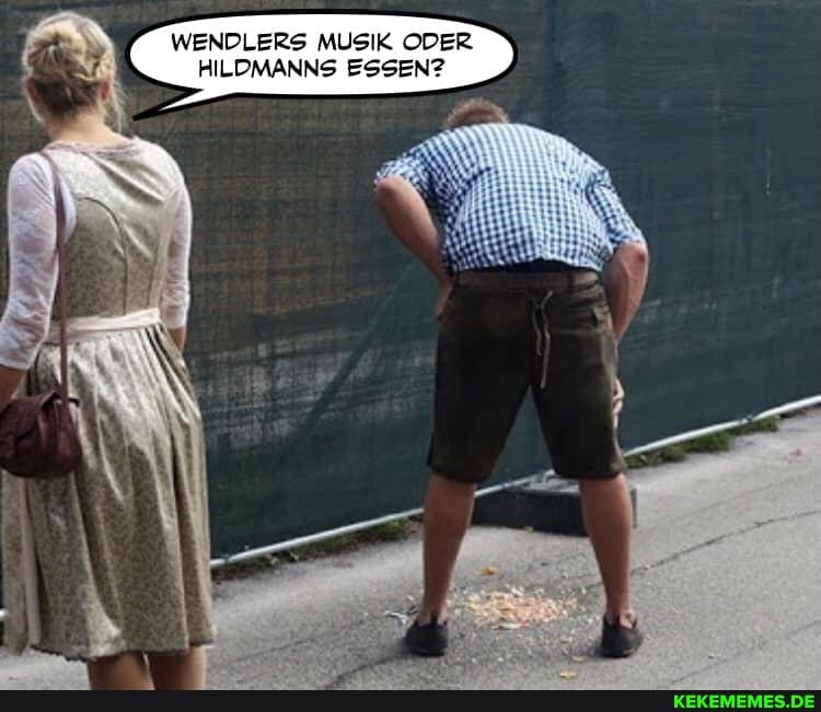 WENDLERS MUSIK ODER HILDMANNS ESSEN?