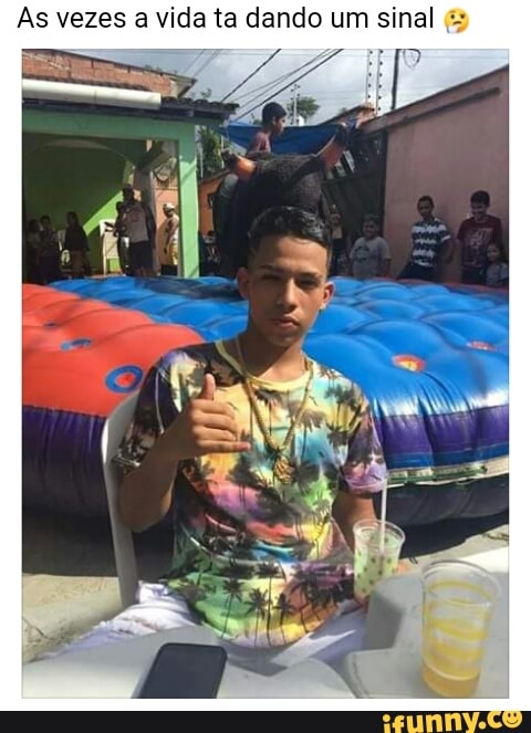 As vezes a vida ta dando um sinal ume