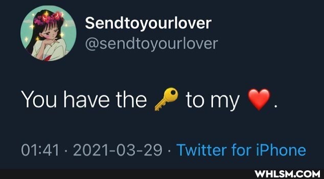 Sendtoyourlover
@sendtoyourlover
You have the to my
- 2021-03-29 - Twitter for iPhone