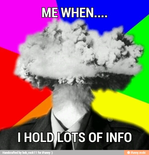 I HOLD LOTS OF INFO