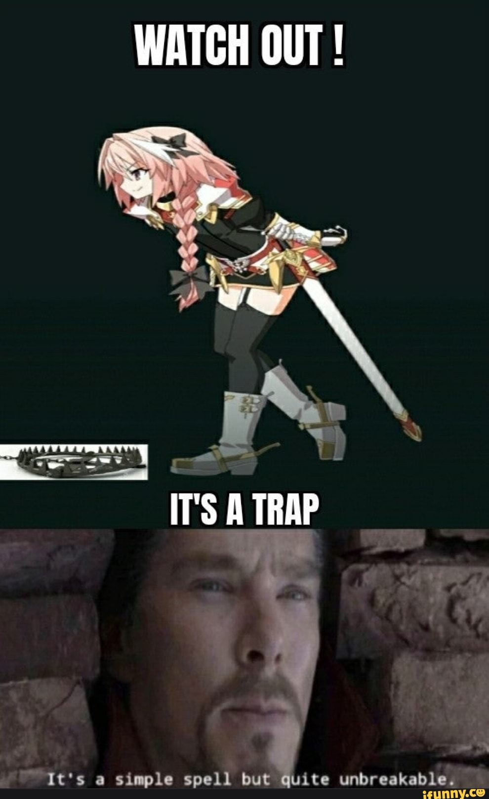 Its a trap мем