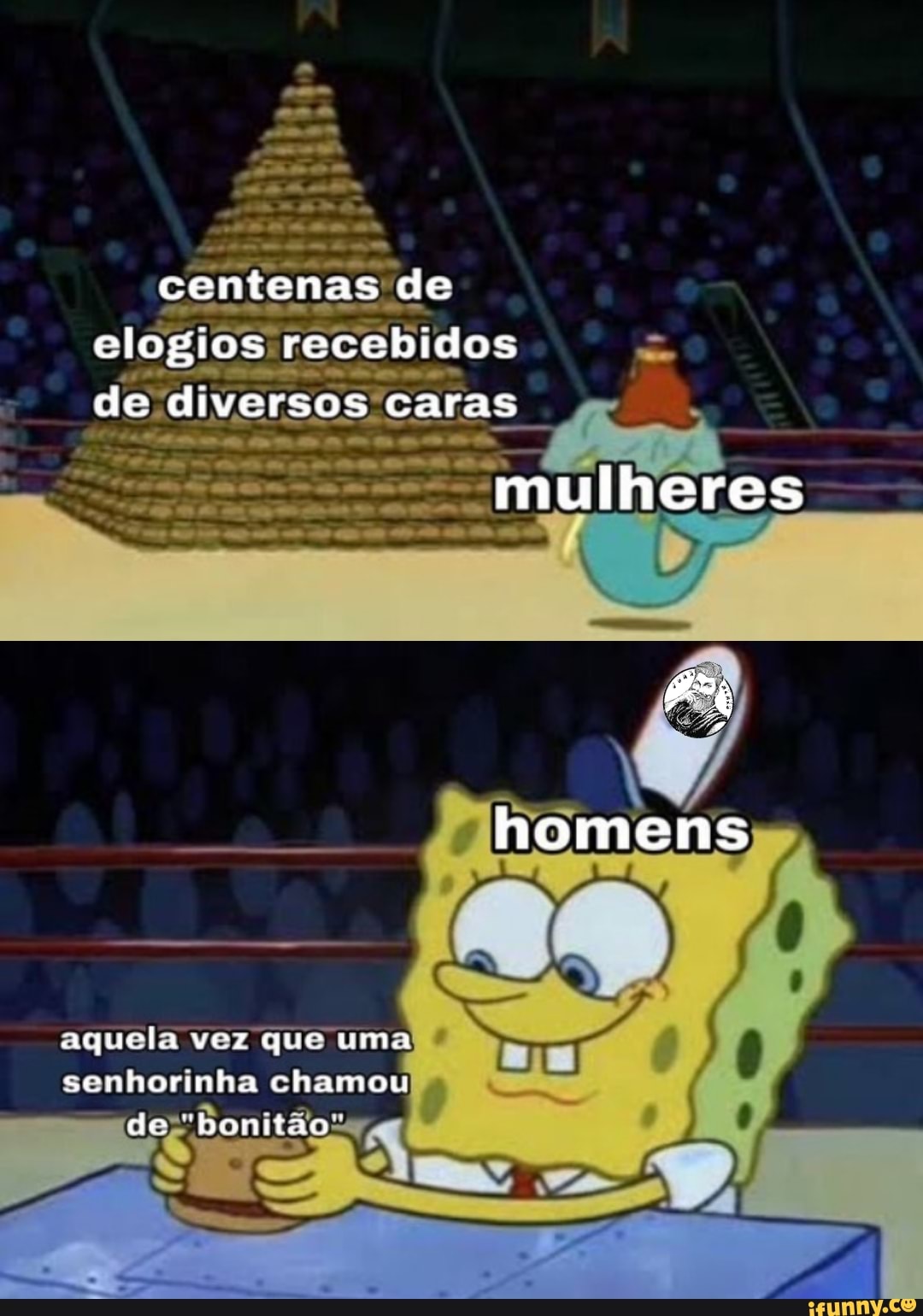 O centenas de
ios rece =
elogi s recebidos
Te ee de diversos caras
aquela vez que uma
senhorinha chamou
a