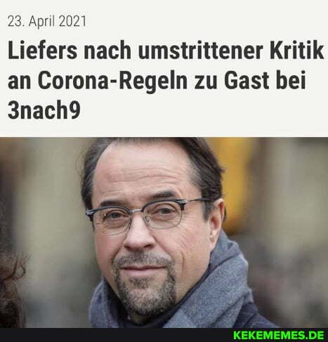 23. April 2021
Liefers nach umstrittener Kritik an Corona-Regeln zu Gast bei
3nach9