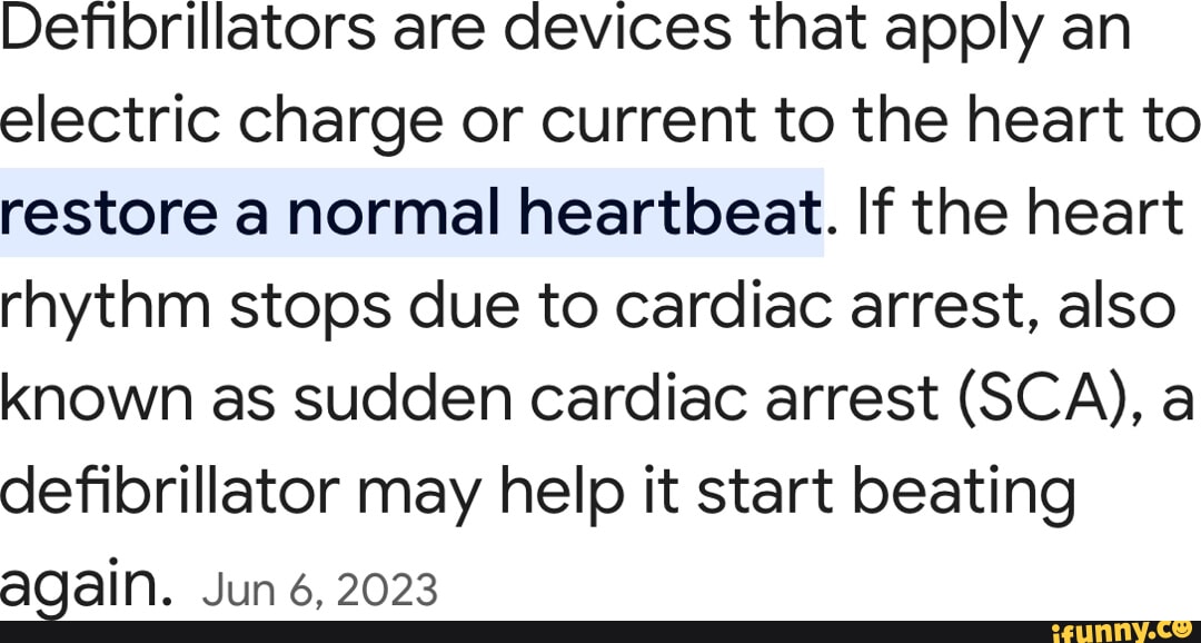 Defibrillator memes. Best Collection of funny Defibrillator pictures on iFunny