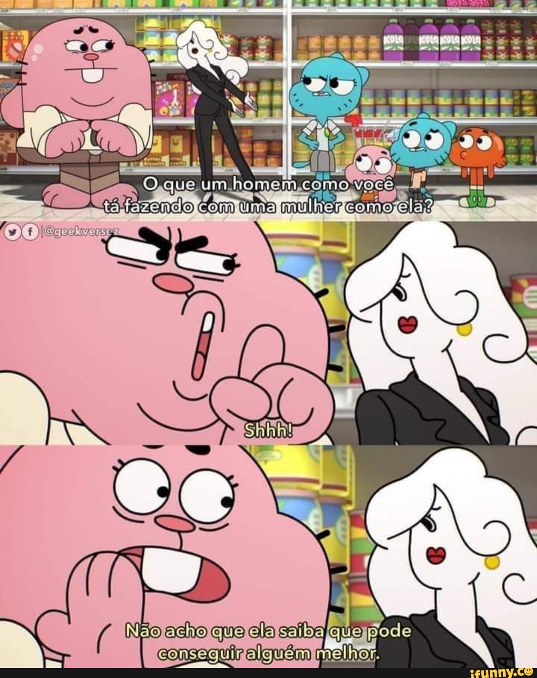 Não adho que gode