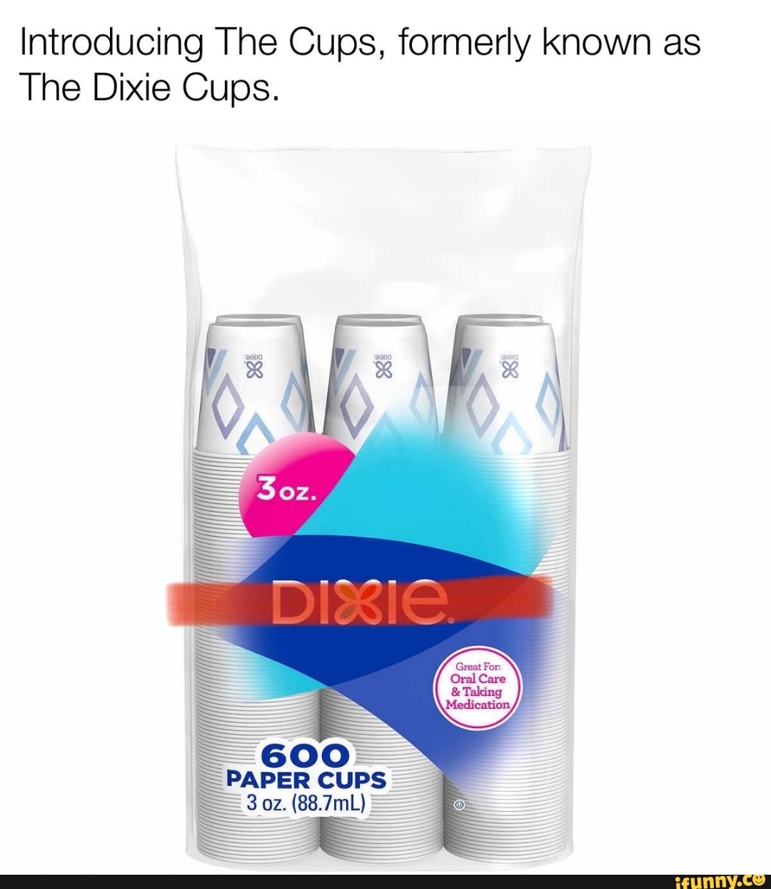 Introducing The Cups, formerly known as The Dixie Cups. iFunny