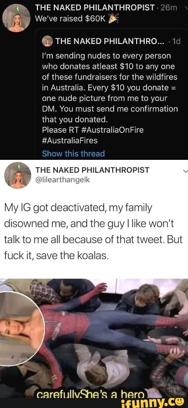 Philanthropist naked 'naked philanthropist'