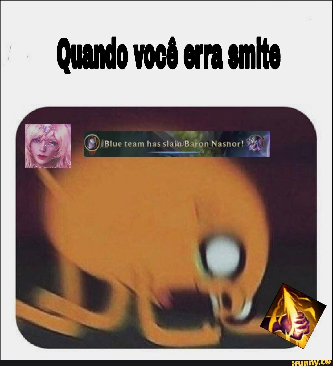 Quando você erra emite
a
I