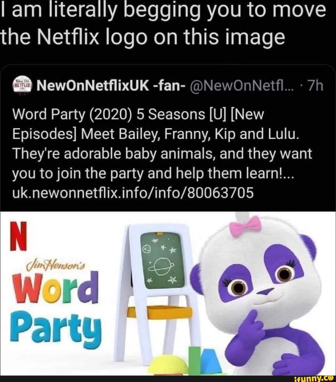 I am literally begging you to move the Netflix logo on this image ...