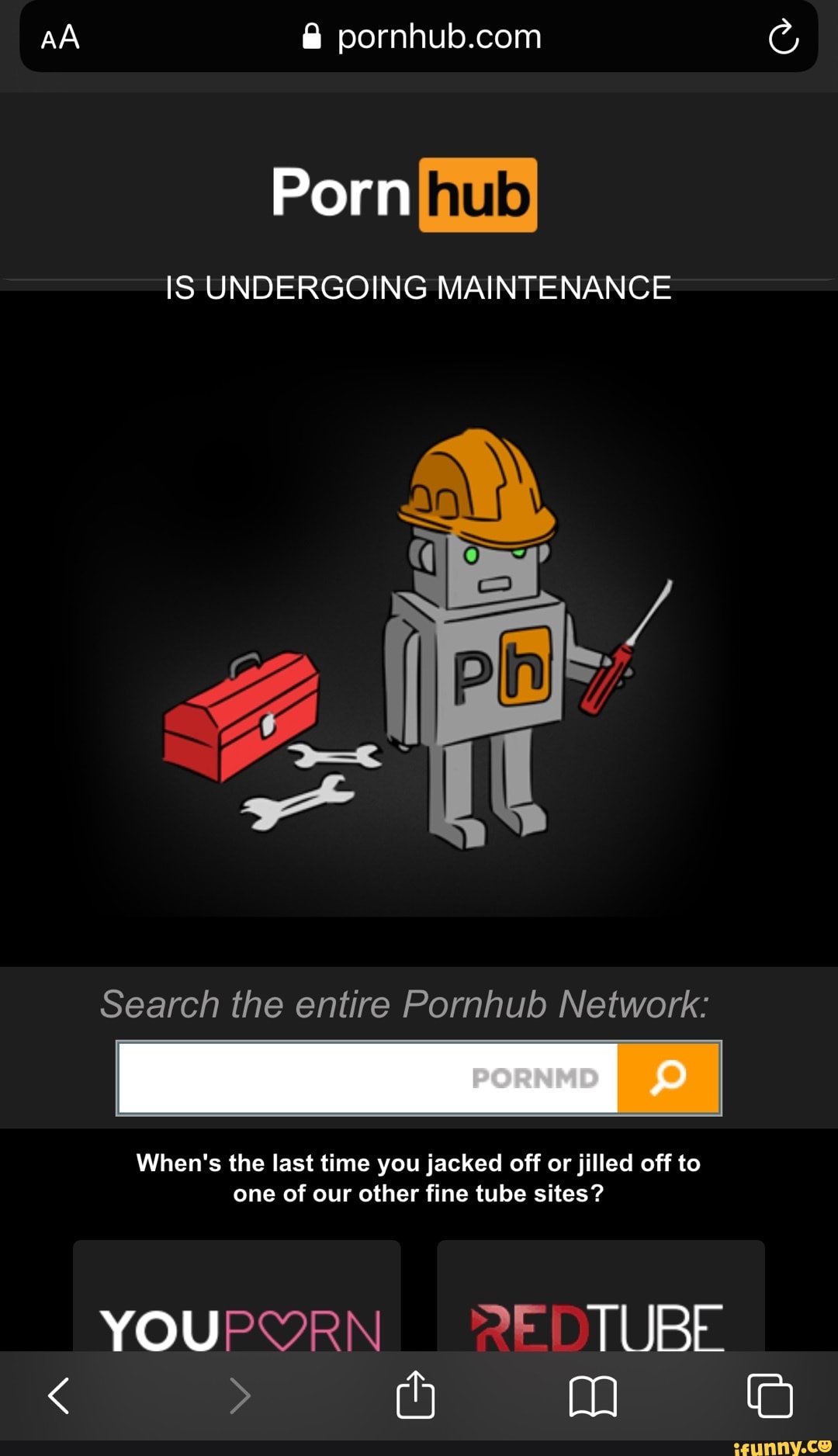 1080px x 1876px - AA & Porn IS UNDERGOING MAINTENANCE Search the entire Pornnub Network:  When's the last time you