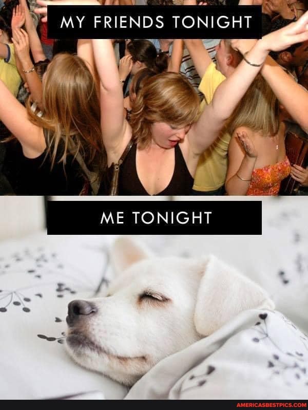 MY FRIENDS TONIGHT
ME TONIGHT