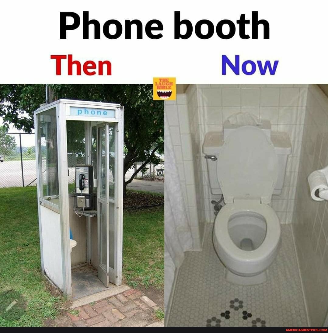 Phone booth
Now
Then