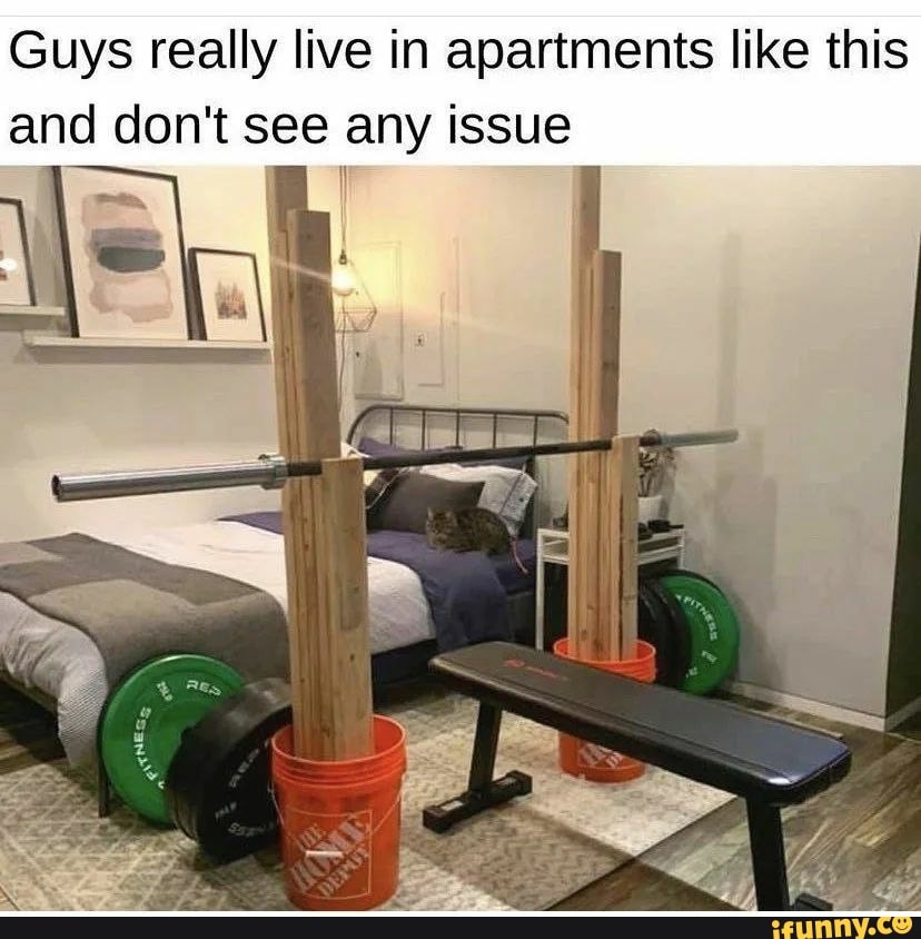 Guys really live in apartments like this and don't see any issue ...