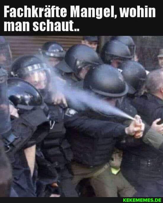 Fachkräfte Mangel, wohin man schaut.
