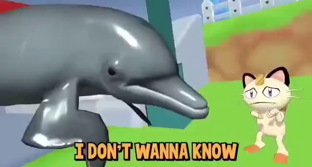 i wanna die dolphin meme