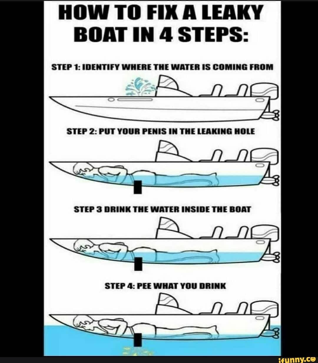 How To Fix A Leaky Boat In 4 Steps: Step 1: Identify Where The Water Is 