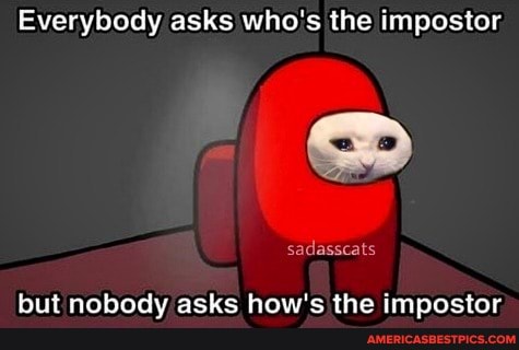 Everybody asks who's the impostor
Si cats
tho