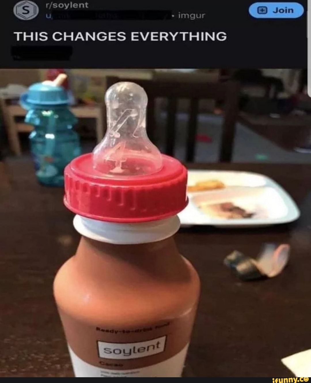 Join imgur soylent THIS CHANGES EVERYTHING - iFunny Brazil