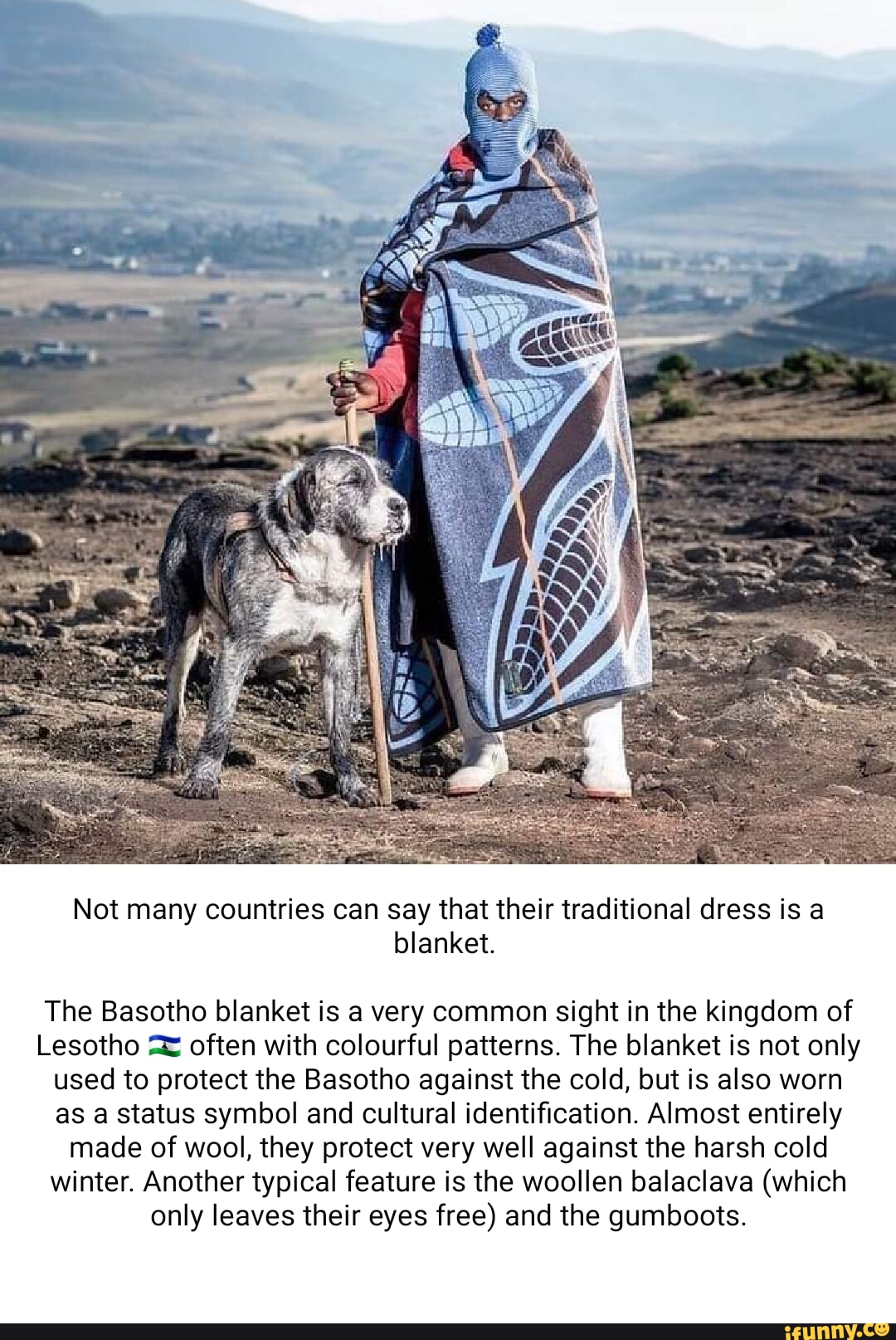 Not just a blanket but the identity of the Basotho nation