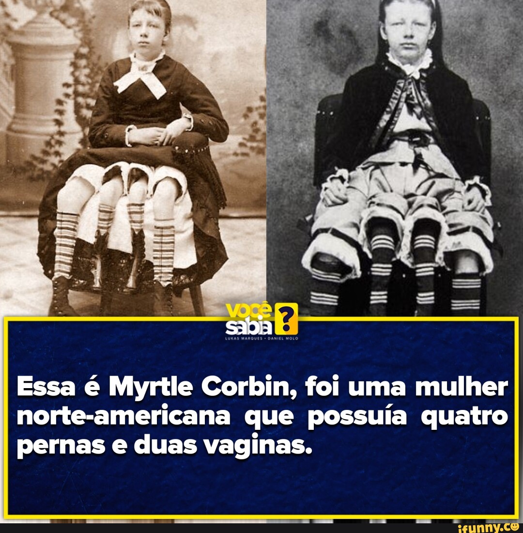 Sida Essa é Myrtle Corbin Foi Uma Mulher Norte Americana Que Possuía