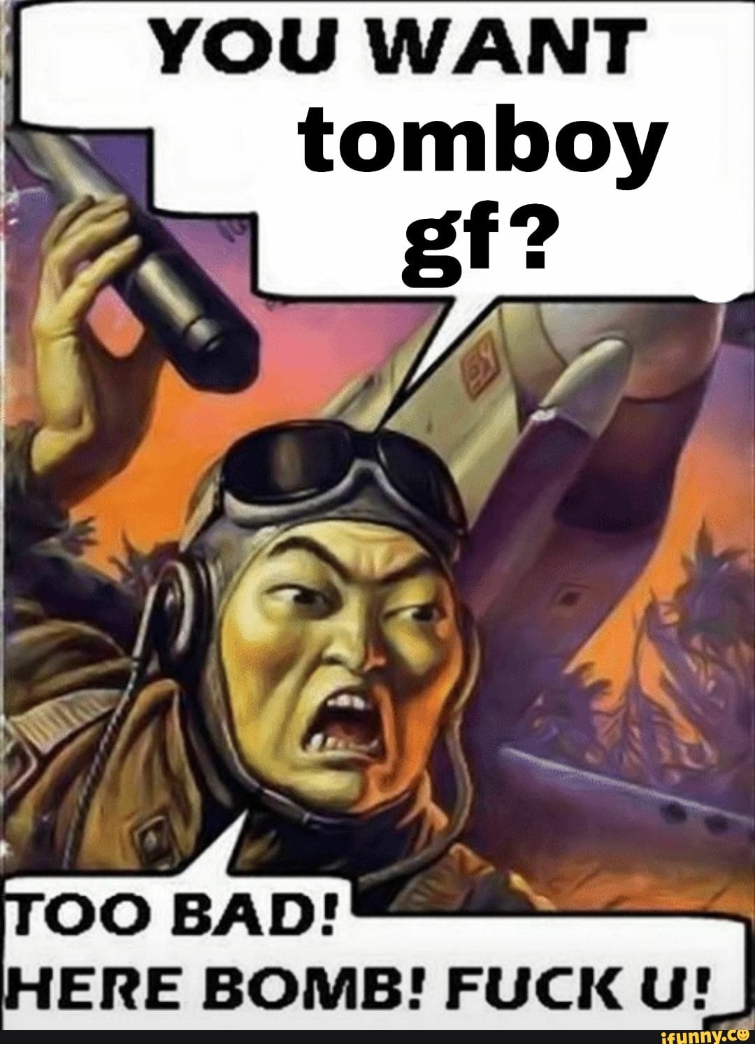 YOU WANT
tommy
ERE BOMB! FUCK U!