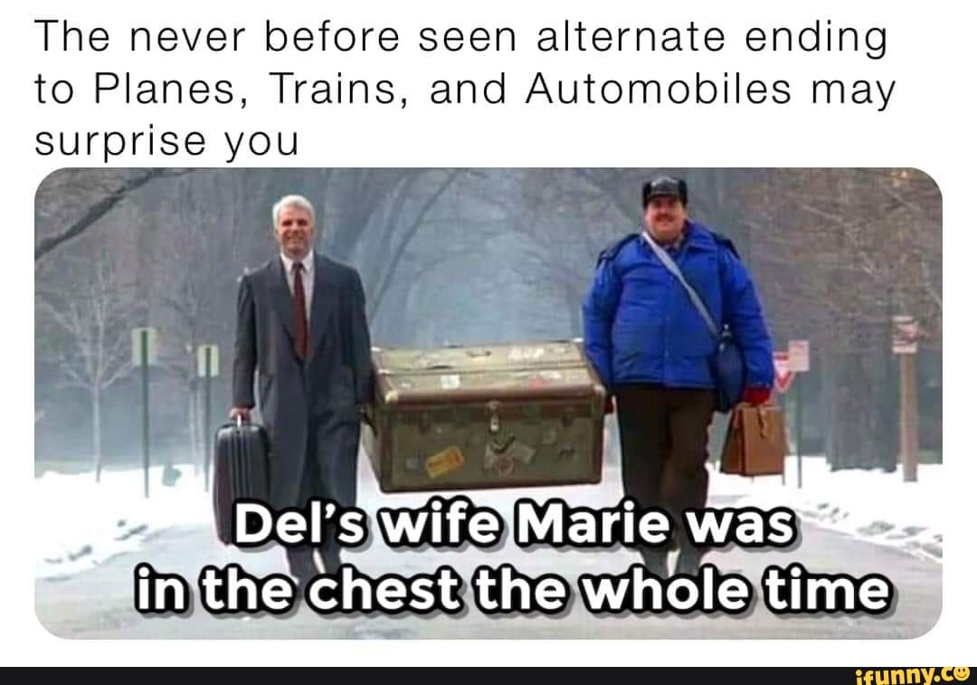 The never before seen alternate ending to Planes, Trains, and