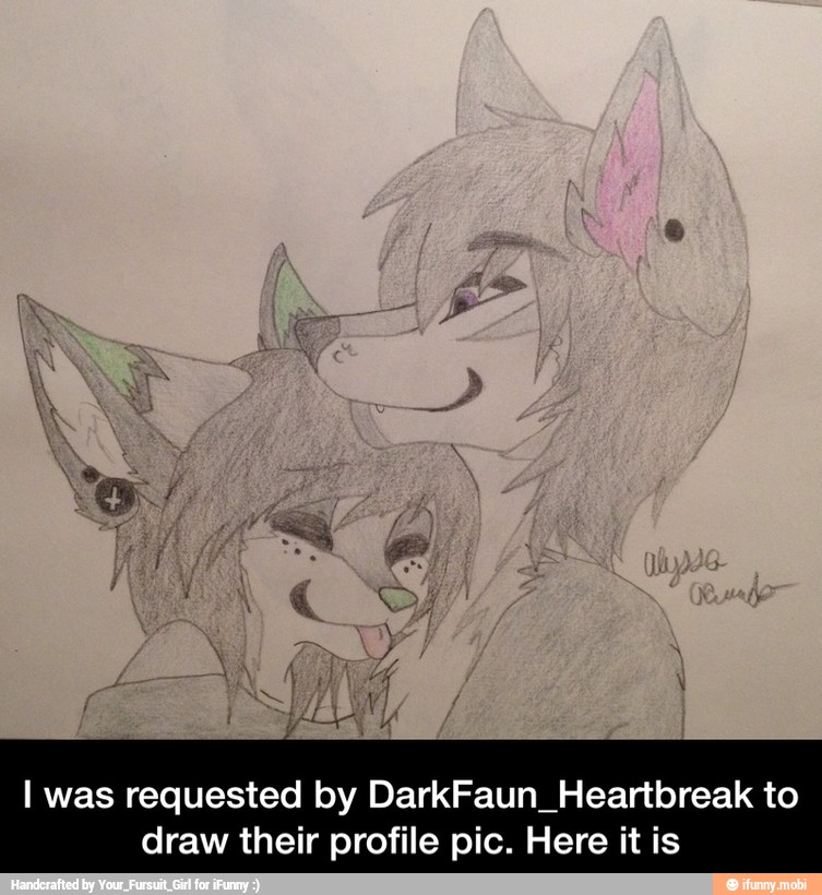 I was requested by DarkFaun_Heartbreak to
draw their profile pic. Here it is - I was requested by DarkFaun_Heartbreak to draw their profile pic. Here it is