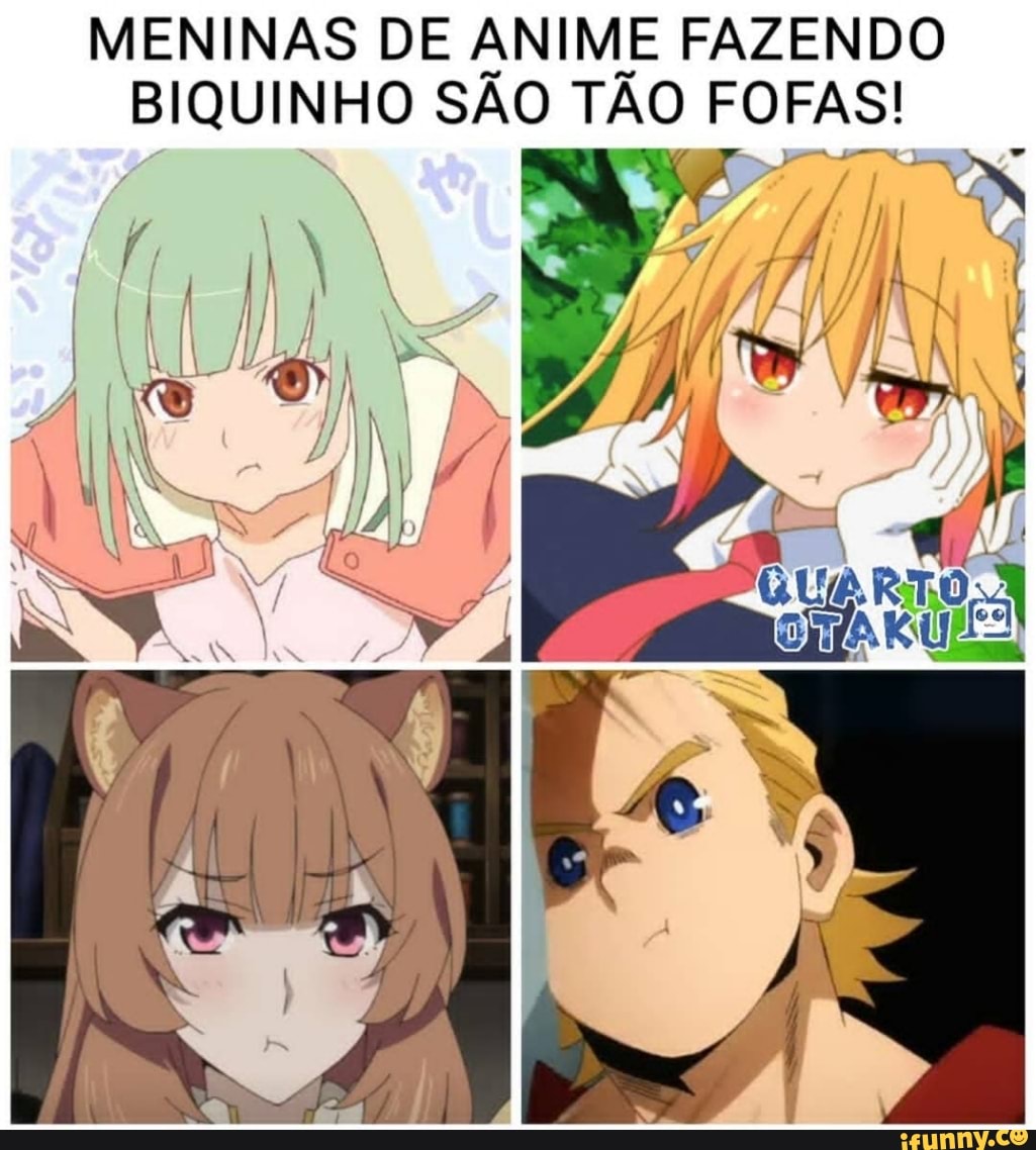 MENINAS DE ANIME FAZENDO BIQUINHO SÃO TÃO FOFAS! GUIA RTO - iFunny