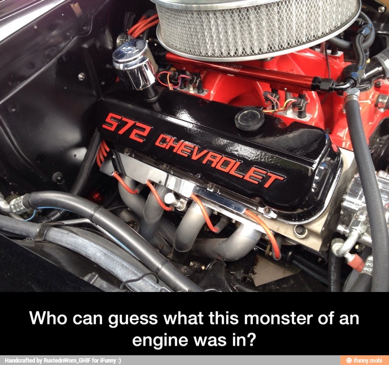 Who can guess what this monster of an
engine was in? - Who can guess what this monster of an engine was in?