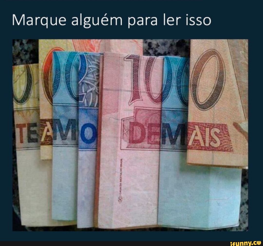 Marque alguém para ler isso
