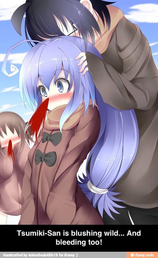 Tsumiki-San is blushing wild... And
bleeding too! - Tsumiki-San is blushing wild... And bleeding too!