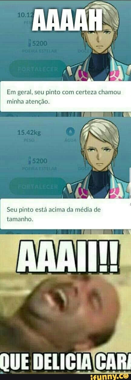 Em geral, seu pinto com certeza chamou
minha atenção.
Seu pinto está acima da média de
tamanho.
