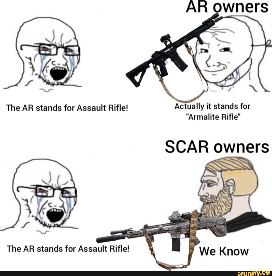 AR Actually it stands for 