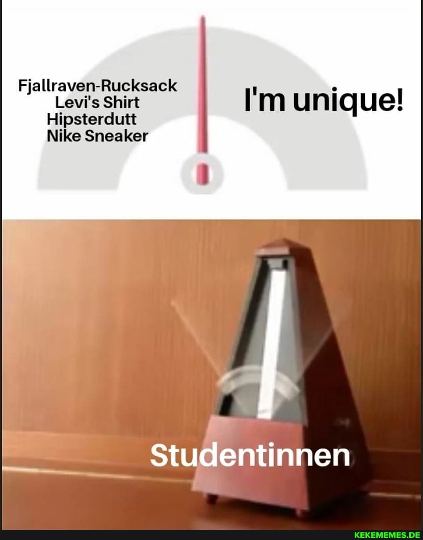 Fjaltraven-Rucksack
Levi's Shirt
I'm unique!
Hipsterdutt
Nike Sneaker
AS
Studentinnen