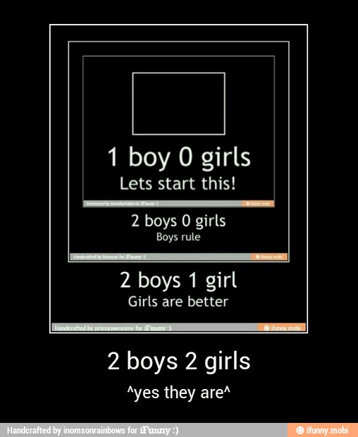 elo ads ed
2 boys 1 girl
2 boys 2 girls
Ayes they are" - 2 boys 2 girls
^yes they are^