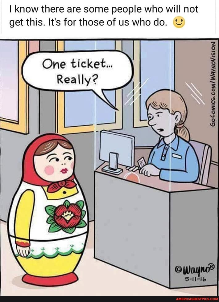 I know there are some people who will not get this. It's for those of us who do.
One ticket...
Really?