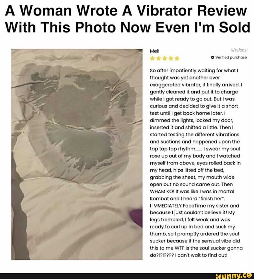 A Woman Wrote A Vibrator Review With This Photo Now Even I'm Sold Meli Vorified A Woman Wrote A Vibrator Review With This Photo Now Even I'm Sold Meli Vorified